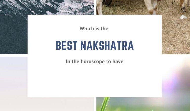 What is The Best Nakshatra?